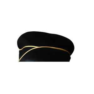 SİYAH GOLD DETAYLI AŞÇI KEPİ
