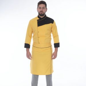 SARI SİYAH BİYELİ AŞÇI TAKIM